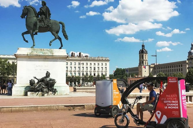 1 or 2-Hour Pedicab tour of Lyon - Comfort in heat, rain, and cold