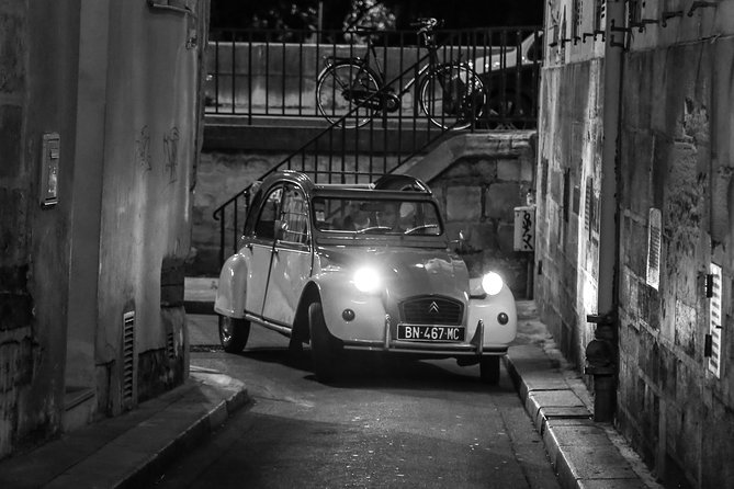 2CV tour by night - Grand Palais, Petit Palais, Invalides, and the western route
