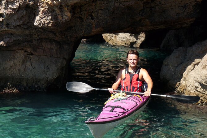 3 Hour of Sea Kayak Trip in the Creeks of Sete - The marine caves are weather dependent