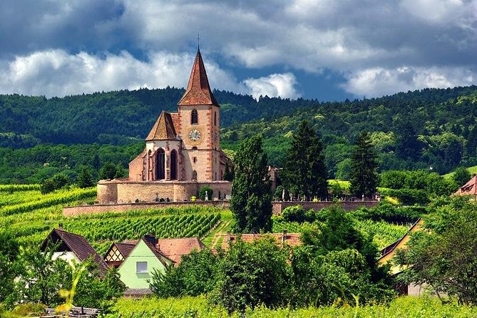 Alsace villages half day tour from Colmar - Kaysersberg: castle ruins and classic timber frames