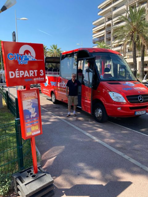 Antibes: 1 or 2-Day Hop-on Hop-off Sightseeing Bus Tour - Garoupe Bay and the short lighthouse stop