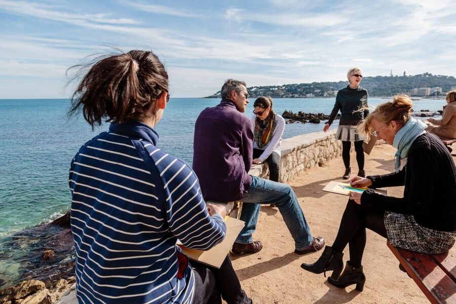 Antibes: Picasso Museum Drawing Tour Led by Local Artist - Starting on the ramparts above Antibes
