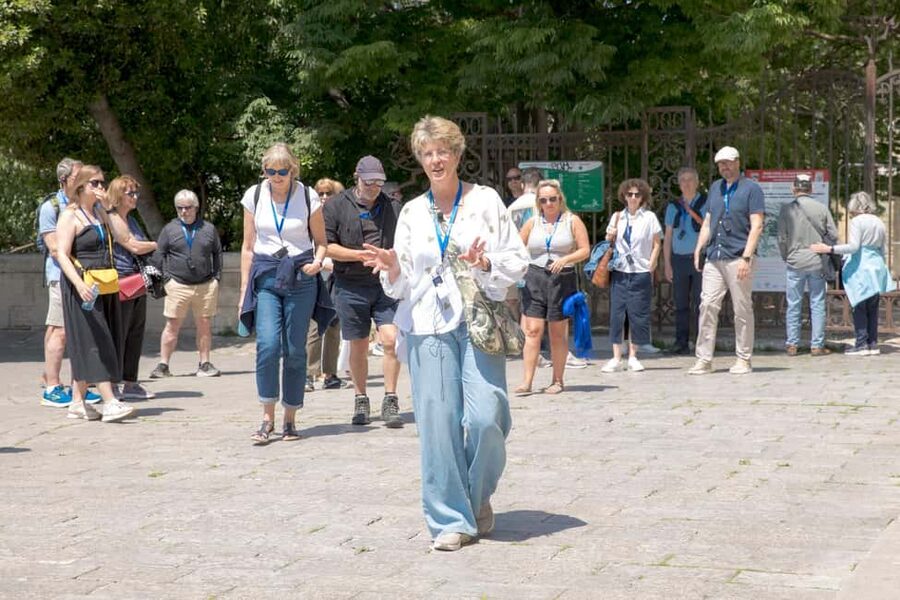 Avignon: History and Legend Walking Tour - Starting at Place Crillon and entering the old city