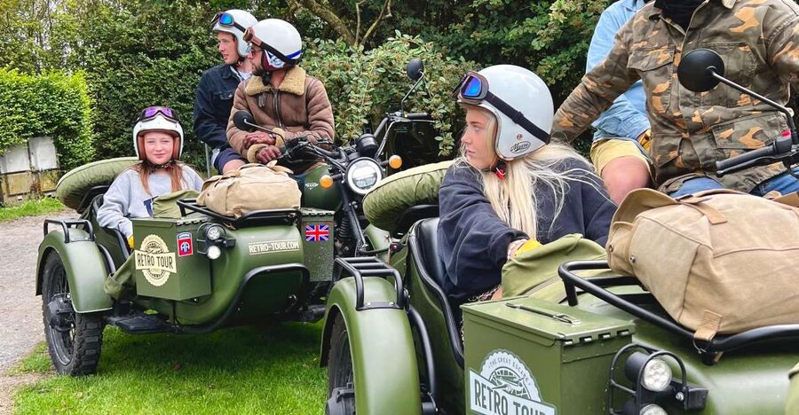 Bayeux: 2-hour tour of the D-Day beaches, by vintage sidecar - The first thirty minutes: Normandy by country lane
