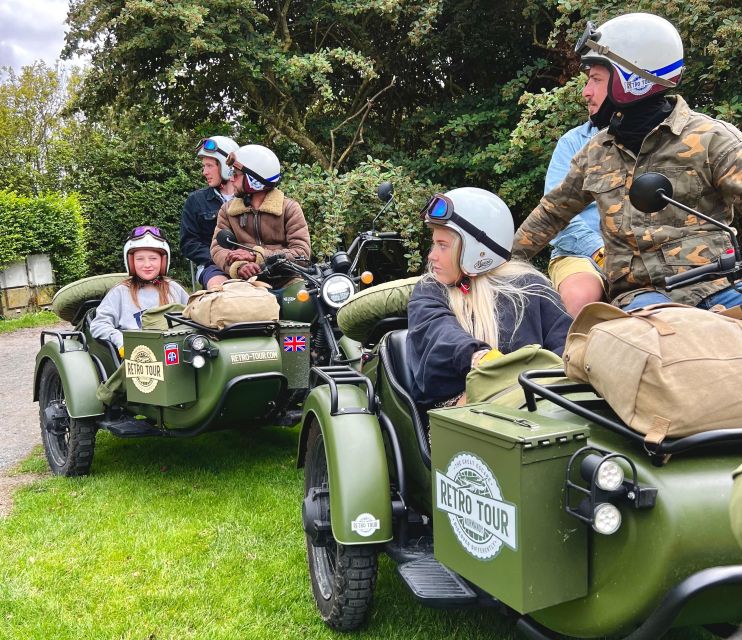 Bayeux: 2-hour tour of the D-Day beaches, by vintage sidecar - Meeting in Bayeux and getting ready to ride