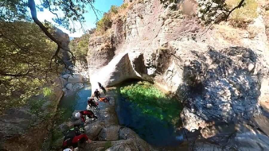 Bocognano: Corsica Richiusa Canyon Tour - The one-hour approach walk is the real test