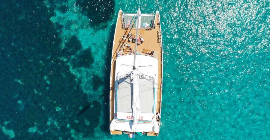 Cannes: Half-Day Catamaran Cruise - What the catamaran is like once you board