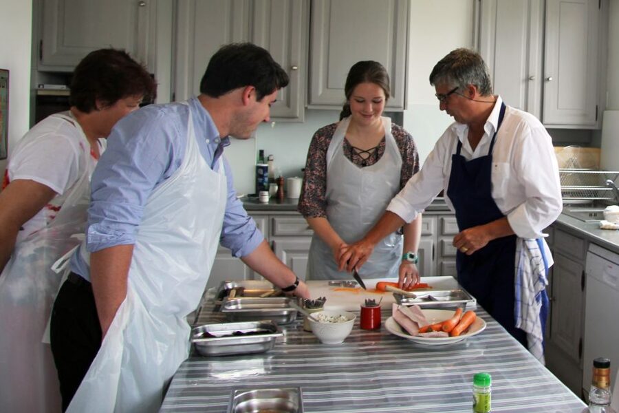 Cooking Class with a Parisian Chef - Preparing the marinated chicken