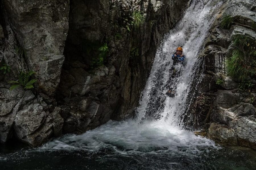 Corte Region: Fun Canyoning Verghellu - Getting ready for the water