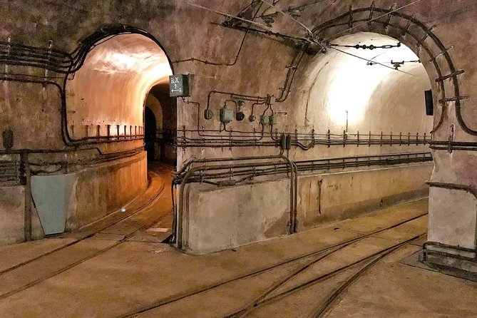 Entrance ticket for guided tour of the Maginot Line at the Michelsberg - Entering the underground galleries