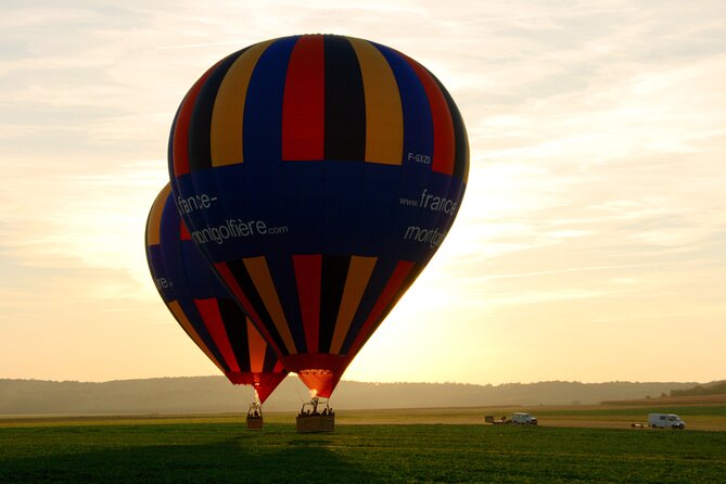 Fontainebleau Forest Half Day Hot-Air Balloon Ride with Chateau de Fontainebleau - The landing and champagne toast