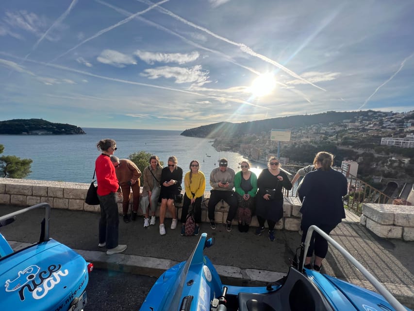French Riviera Guided Tour by Exclusive Open Top Car - Villefranche-sur-Mer and the coastal road