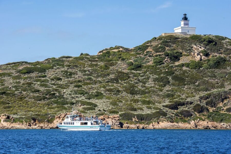 From Ajaccio/Porticcio:Ajaccio & Sanguinaires Gulf Boat Tour - The Lazaretto ruins and the island’s harder past
