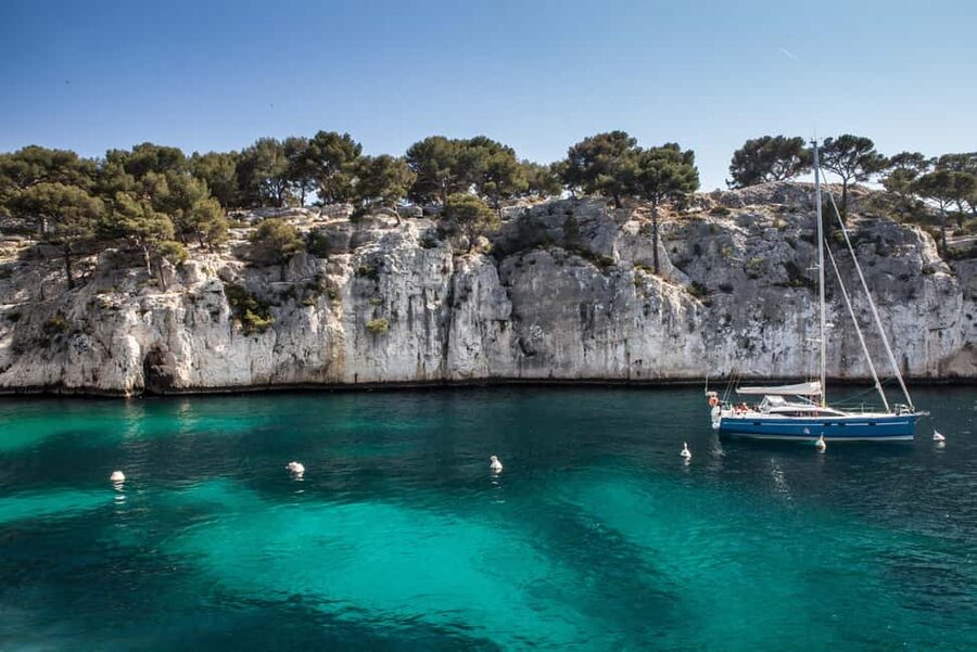 From Bandol: Visit the 13 calanques of Cassis & Marseille - Port Miou, Port Pin, and En Vau