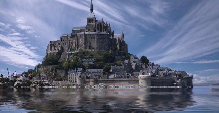 From Bayeux: Full Day Guided Tour to Mont Saint Michel - The medieval village and its fortifications