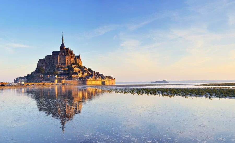 From Bayeux: Full-Day Mont Saint-Michel Tour - Crossing the bridge to the island