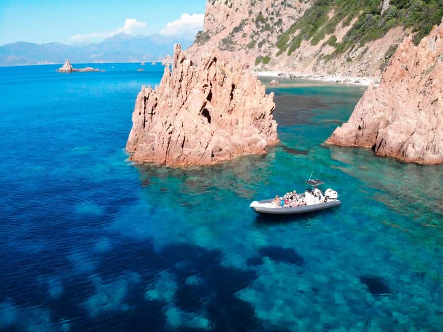 From Cargèse : The Calanques of Piana - Leaving picturesque Cargèse