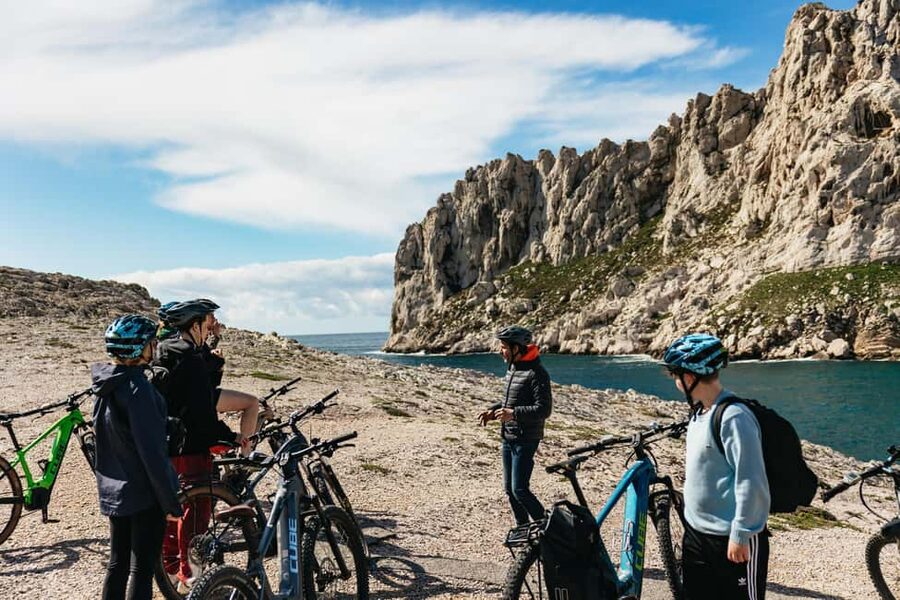 From Marseille: Guided E-Bike Tour to Calanque de Sormiou - The ride through Calanques National Park