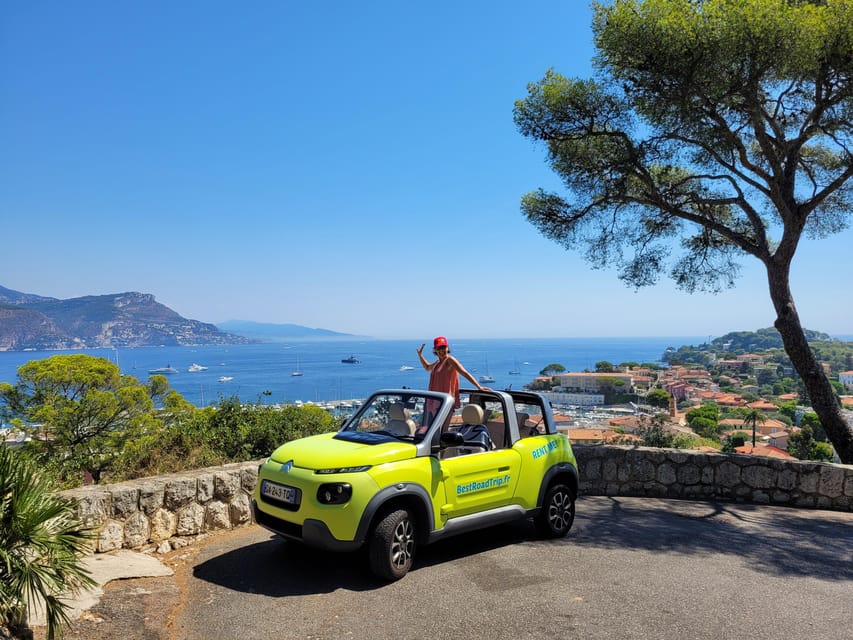 From Nice: Drive a convertible along the coast and visit Èze - Fragonard in Èze: perfume with no admission fee
