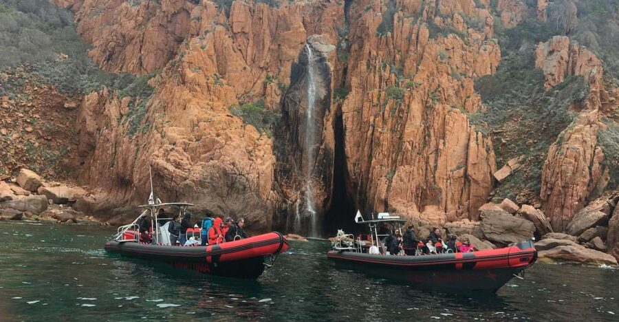 From Sagone/Cargèse: Piana, Scandola, Girolata Boat Tour - The Calanques de Piana up close