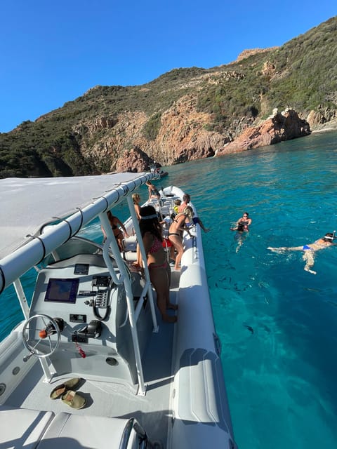 From Sagone/Cargèse: Scandola and Calanques de Piana Cruise - Capo Rosso swimming and snorkeling stop