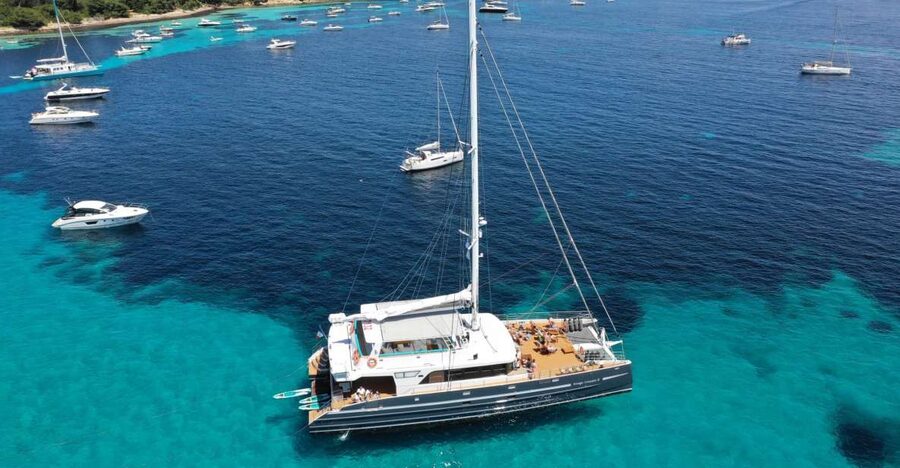 Full-Day Catamaran Cruise Departing from Cannes - Leaving Cannes from the old port