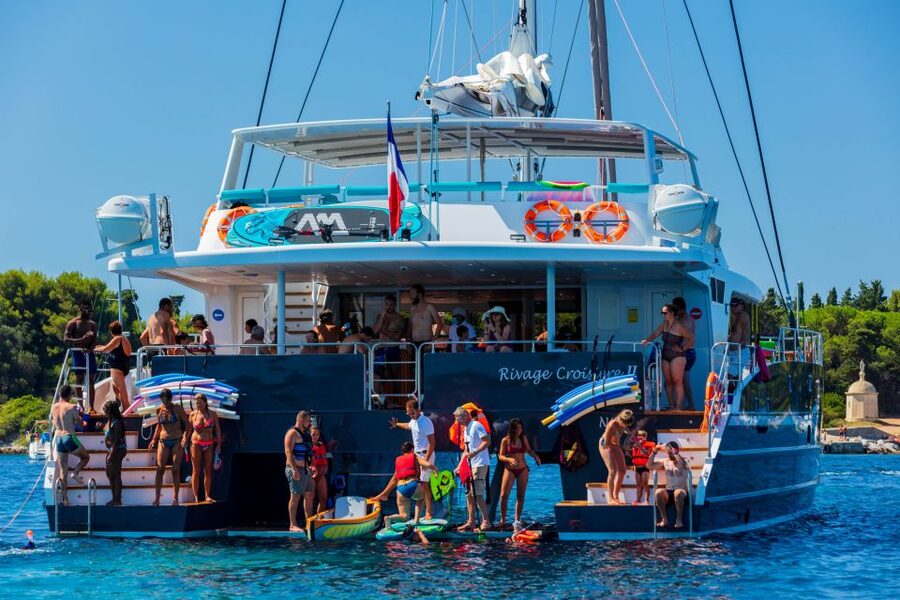 Full-Day Catamaran Cruise Departing from Cannes - Lunch at about 1:00 PM