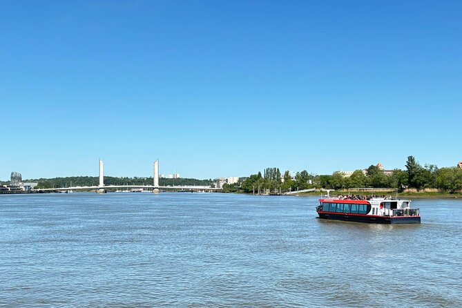 Guided cruise Bordeaux UNESCO - Cité du Vin is the visual highlight farther along
