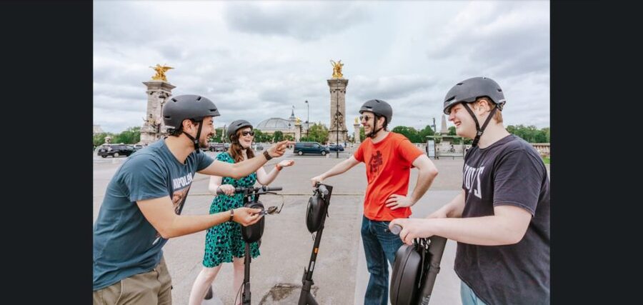Guided Electric Scooter Tour of Paris - The Louvre and the grand heart of Paris