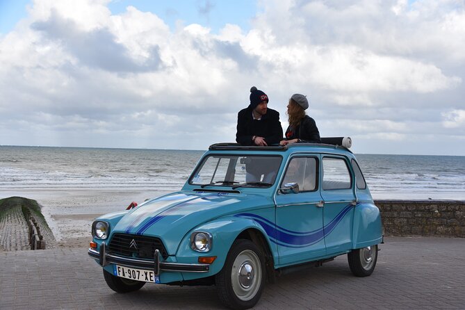 Guided Tour in an Old Convertible Car on the Côte de Nacre - Colleville-Montgomery and the Channel shore