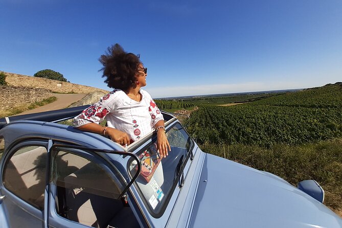 Half-day guided tour on the Burgundy wine Route in a classic car - Puligny-Montrachet and the value of seeing the route