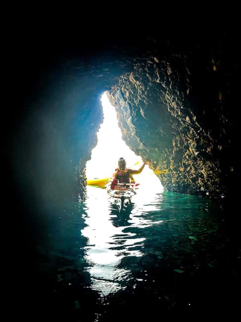 La Ciotat: Calanques National Park Guided Kayak Tour - Calanque du Mugel and the coastal caves