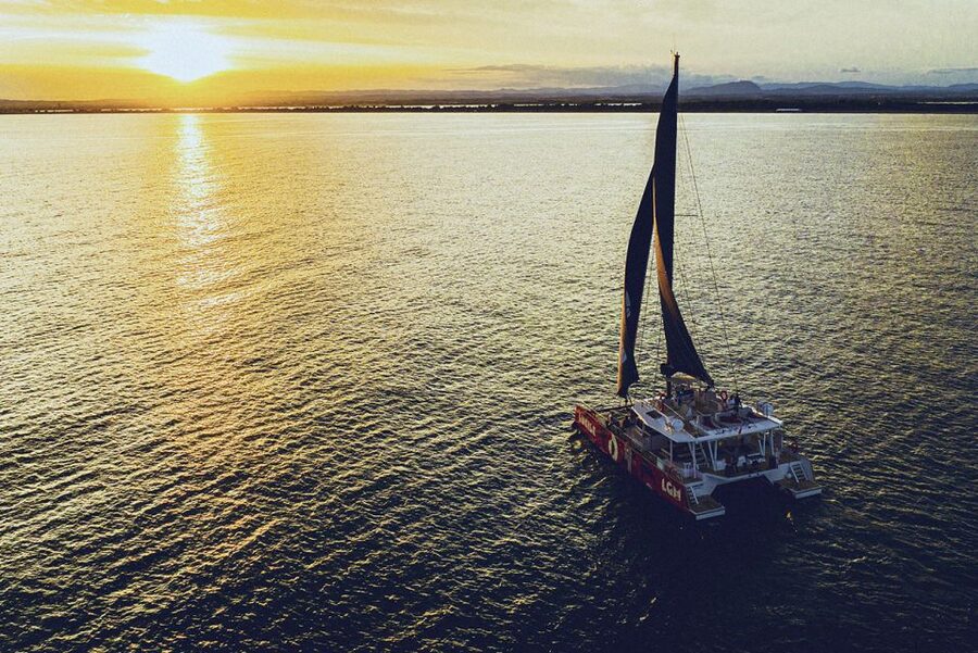 La Grande Motte: Camargue Sunset Catamaran Tour with a Drink - Returning after dark to La Grande Motte