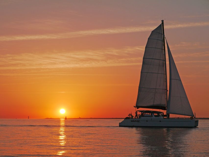 La Rochelle: 2-Hour Sunset Sailing Cruise - The 16-meter catamaran gives you room to settle in