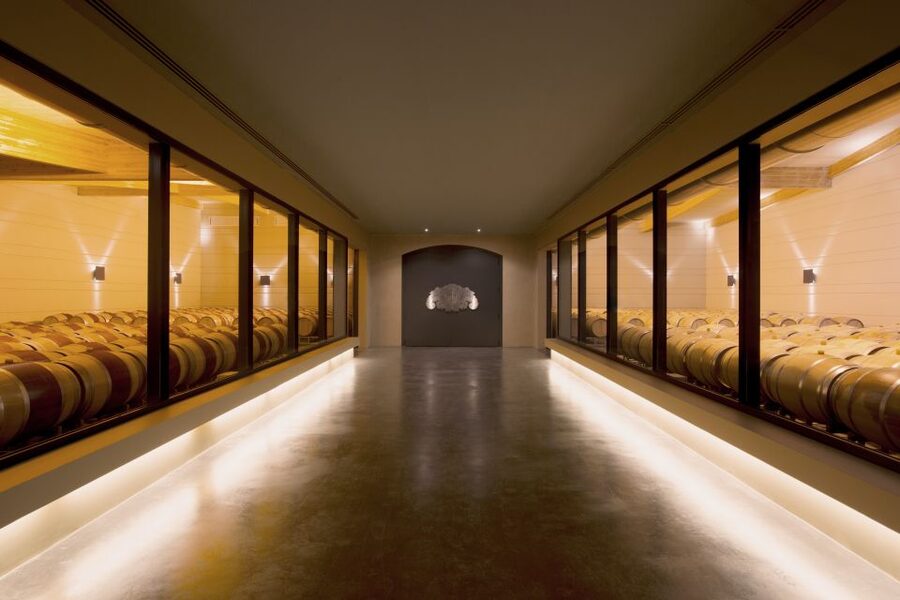 Languedoc: Tour and Tasting at Domaine de Baronarques - The vat-house shows the practical side of wine