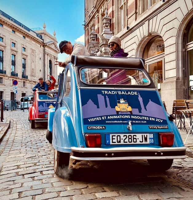 Lille Driving Tour by Convertible Citroen 2CV - Cobblestones, comfort, and the open roof