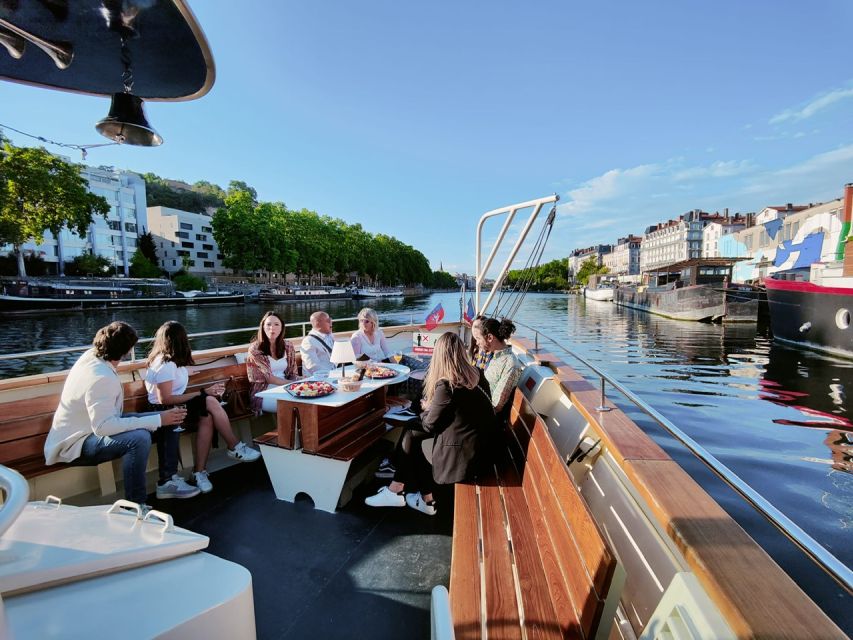 Lyon: City Cruise with Charcuterie, Cheese, and Wine - Boarding at Confluence Requires One Important Check