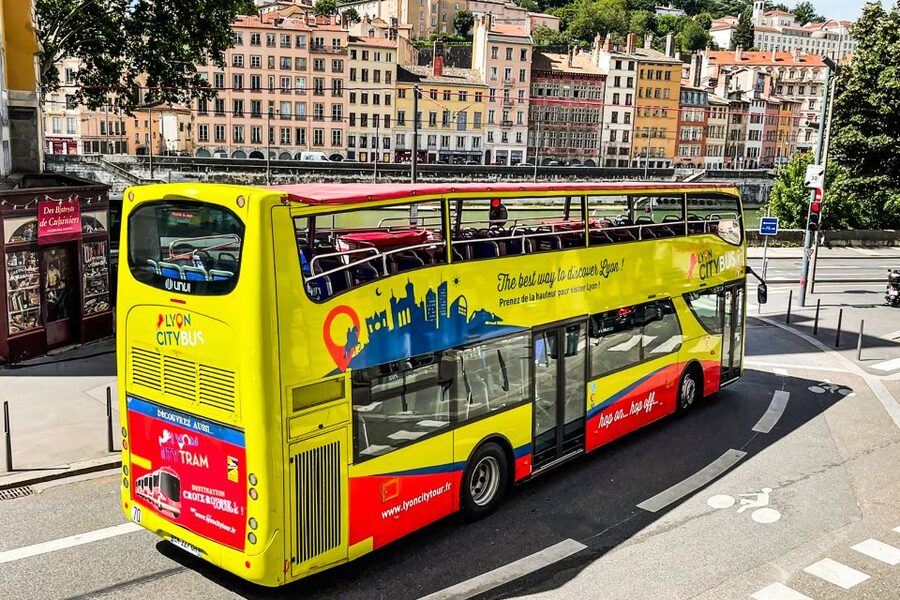 Lyon City Hop-on Hop-off Sightseeing Bus Tour - Palais de Justice and the riverside ride