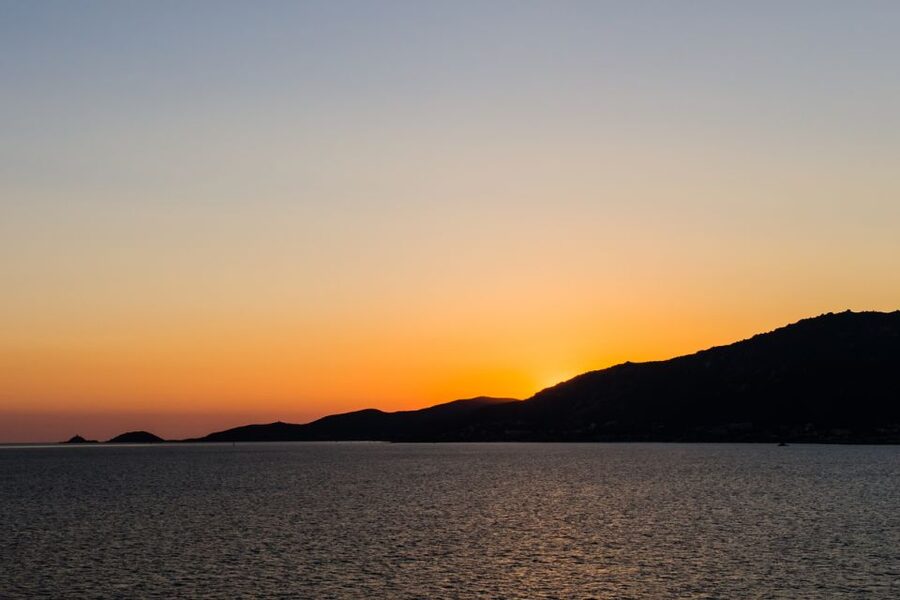 Magic Sanguinaires Sunset from Ajaccio/Porticcio – Aperitif - Mezu Mare: a short taste of a wild island
