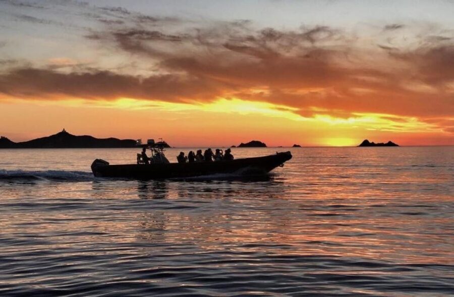 Magic Sanguinaires Sunset from Ajaccio/Porticcio – Aperitif - The first look at the Sanguinaires Islands
