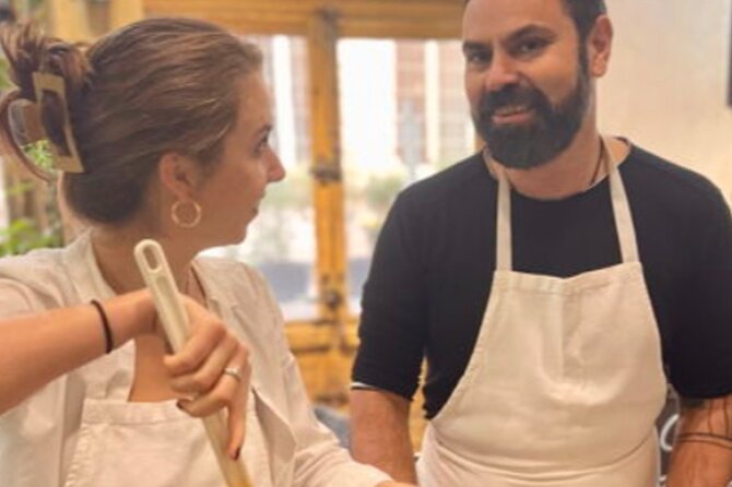 Make French Pastries with Professional Chef in Private Atelier - Working with pink pralines, cream, and pastry dough