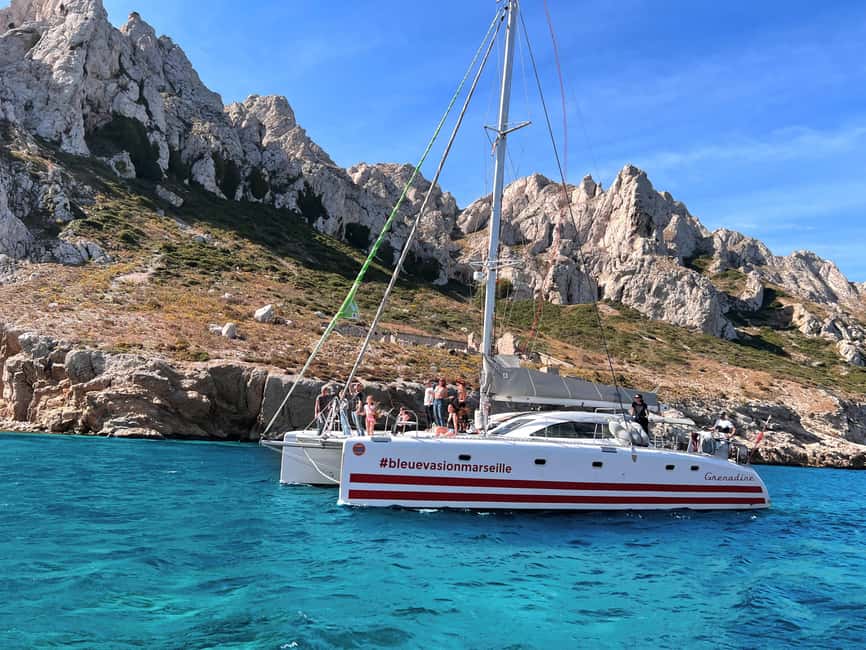 Marseille: Calanques Catamaran Cruise, Picnic, & Swimming - Morgiou and the sheltered coves