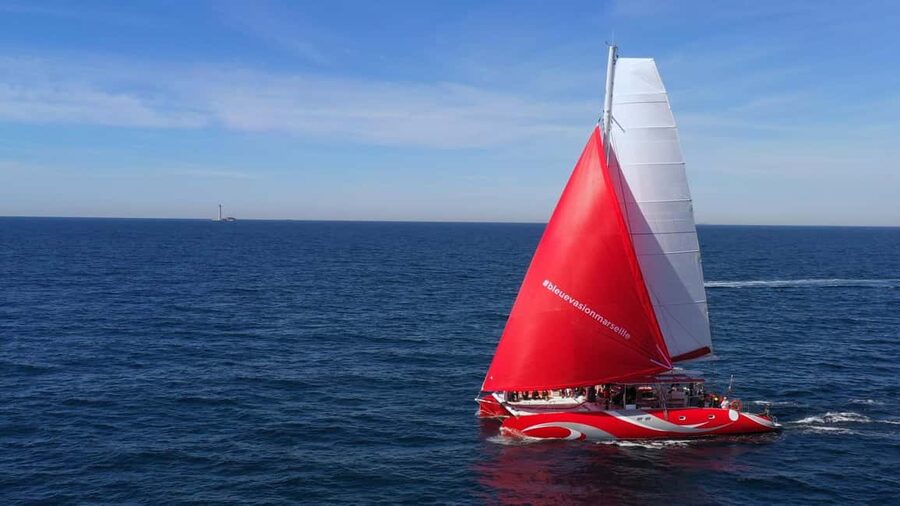 Marseille : Calanques Catamaran Cruise with Lunch & Wine - Sormiou and Morgiou, two different Calanques