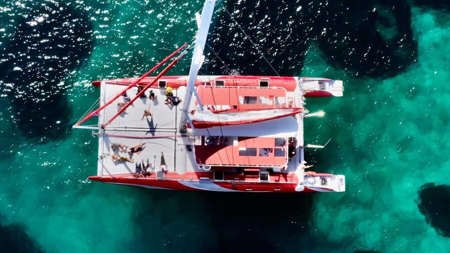 Marseille : Calanques Catamaran Cruise with Lunch & Wine - Leaving from Port de la Pointe Rouge