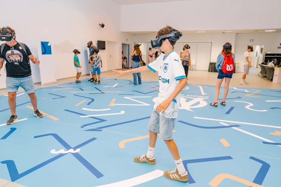 Marseille: OM Stadium Tour at the Orange Velodrome - Walking the players’ tunnel toward the pitch