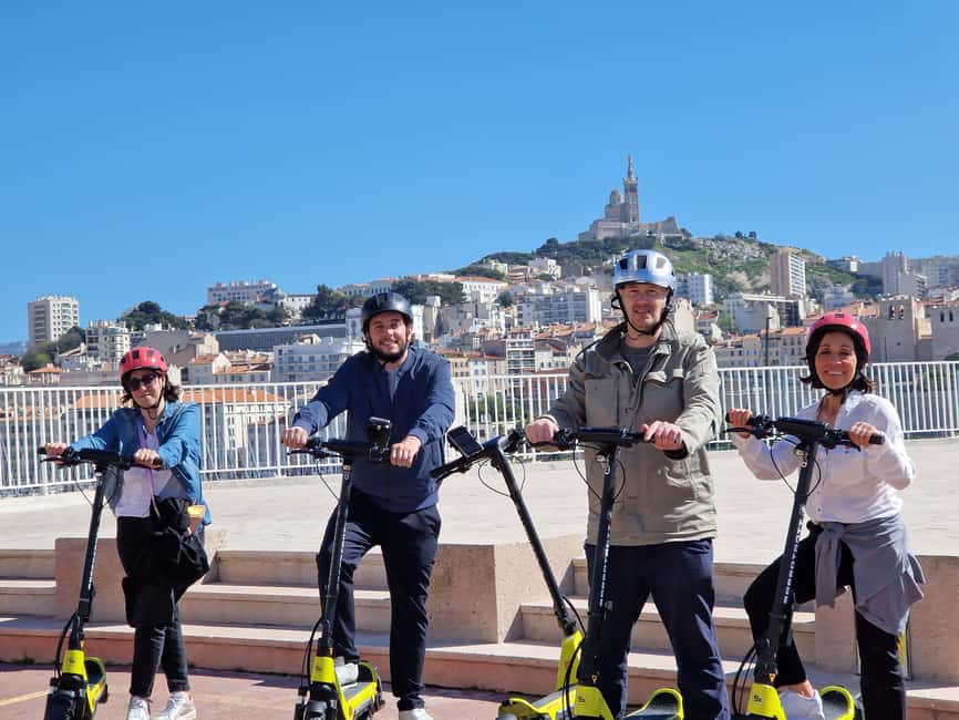 Marseille: Self-Guided Smartphone Tour by E-Scooter - Starting at the Vieux Port with a proper scooter briefing