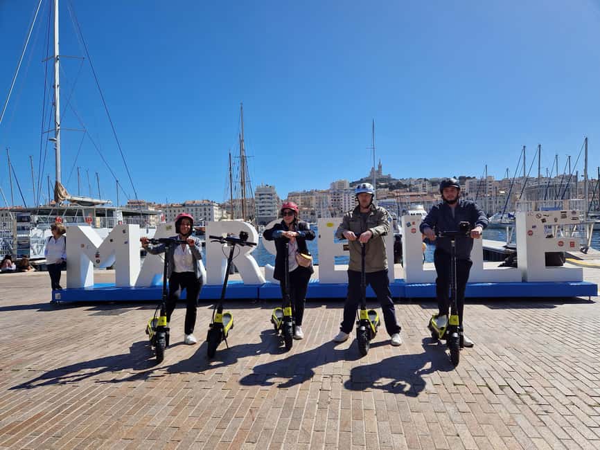 Marseille: Self-Guided Smartphone Tour by E-Scooter - The Old Port and the historic Panier district