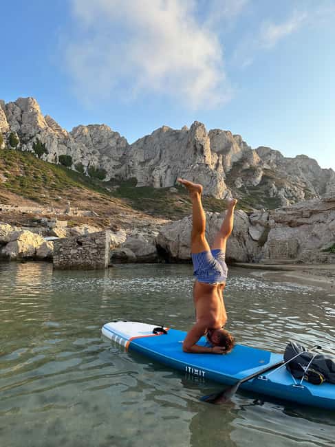 Marseille: stand-up paddle tour - discover the calanques - Choosing the sunset departure