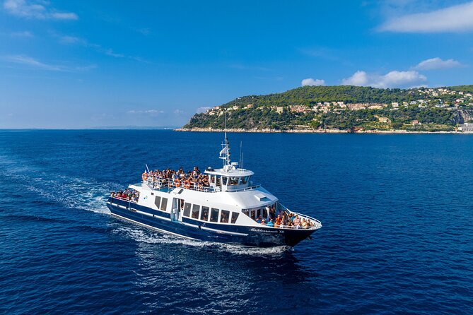 Mediterranean Coastal Sightseeing Cruise from Nice - Rounding Cap de Nice toward Villefranche-sur-Mer