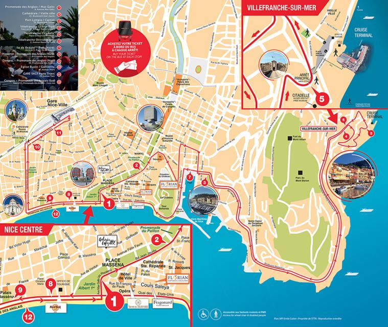 Nice: 1 or 2-Day Hop-On Hop-Off Bus Tour - The upper deck, weather, and comfort